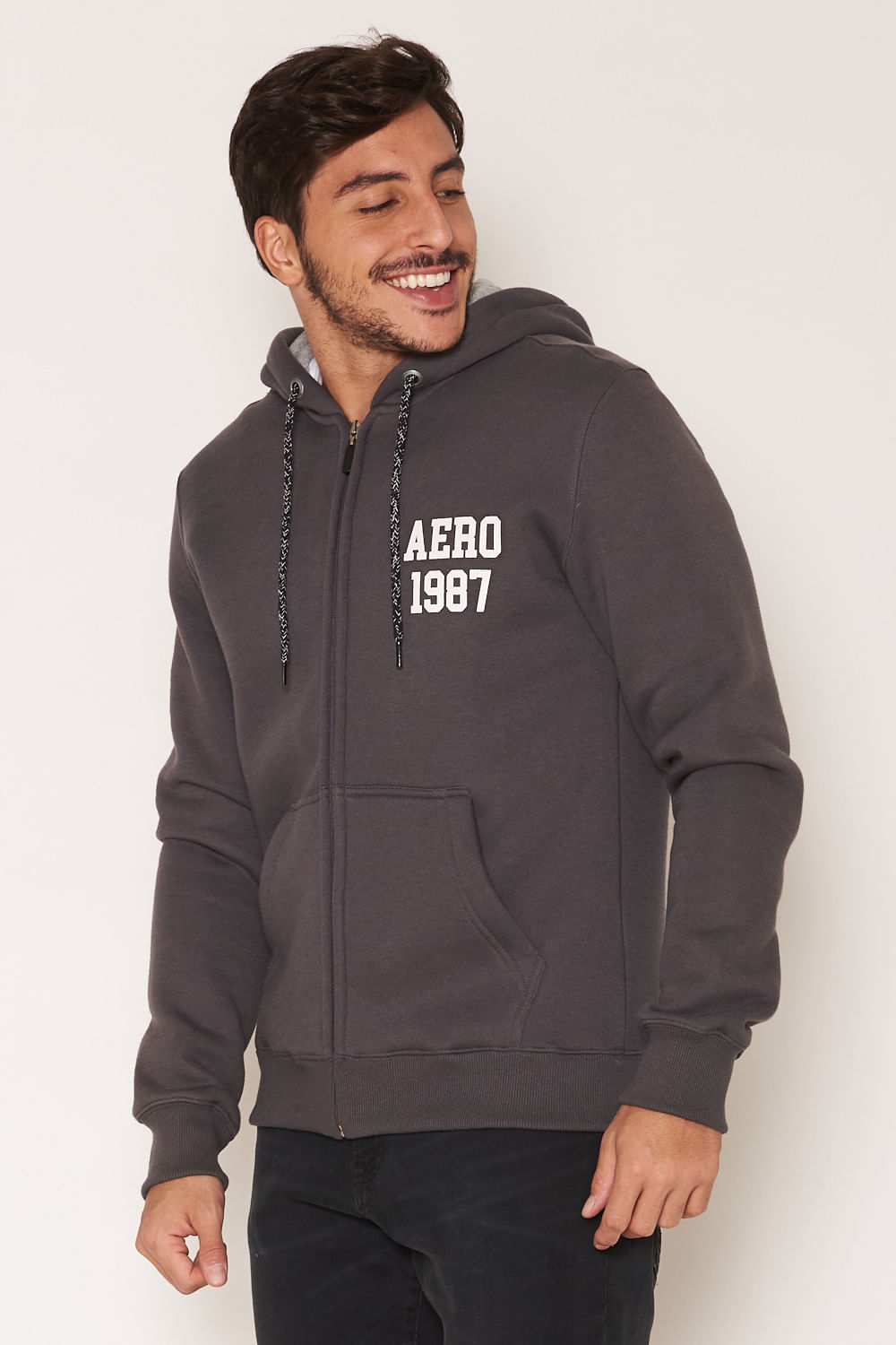 aeropostale black moletom com capuz